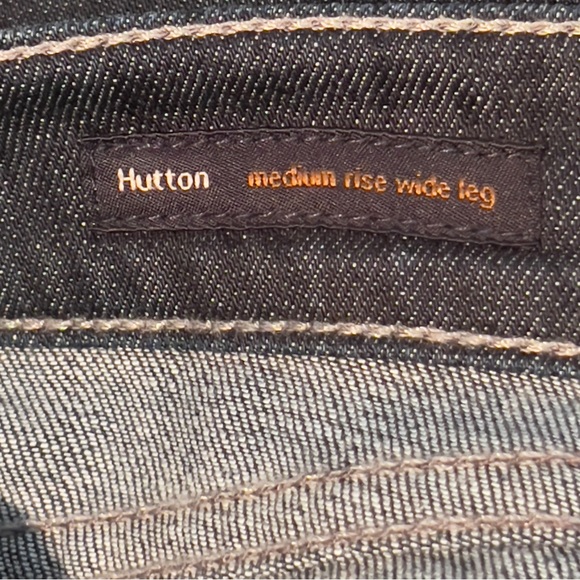 EUC CitIzens of Humanity Hutton Size 31 Medium Rise Wide Leg Dark Wash - Picture 8 of 16